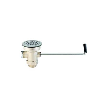 T&S Brass T&S Brass B-3952 Waste Valve w/ Twist Handle-Fem. B-3952